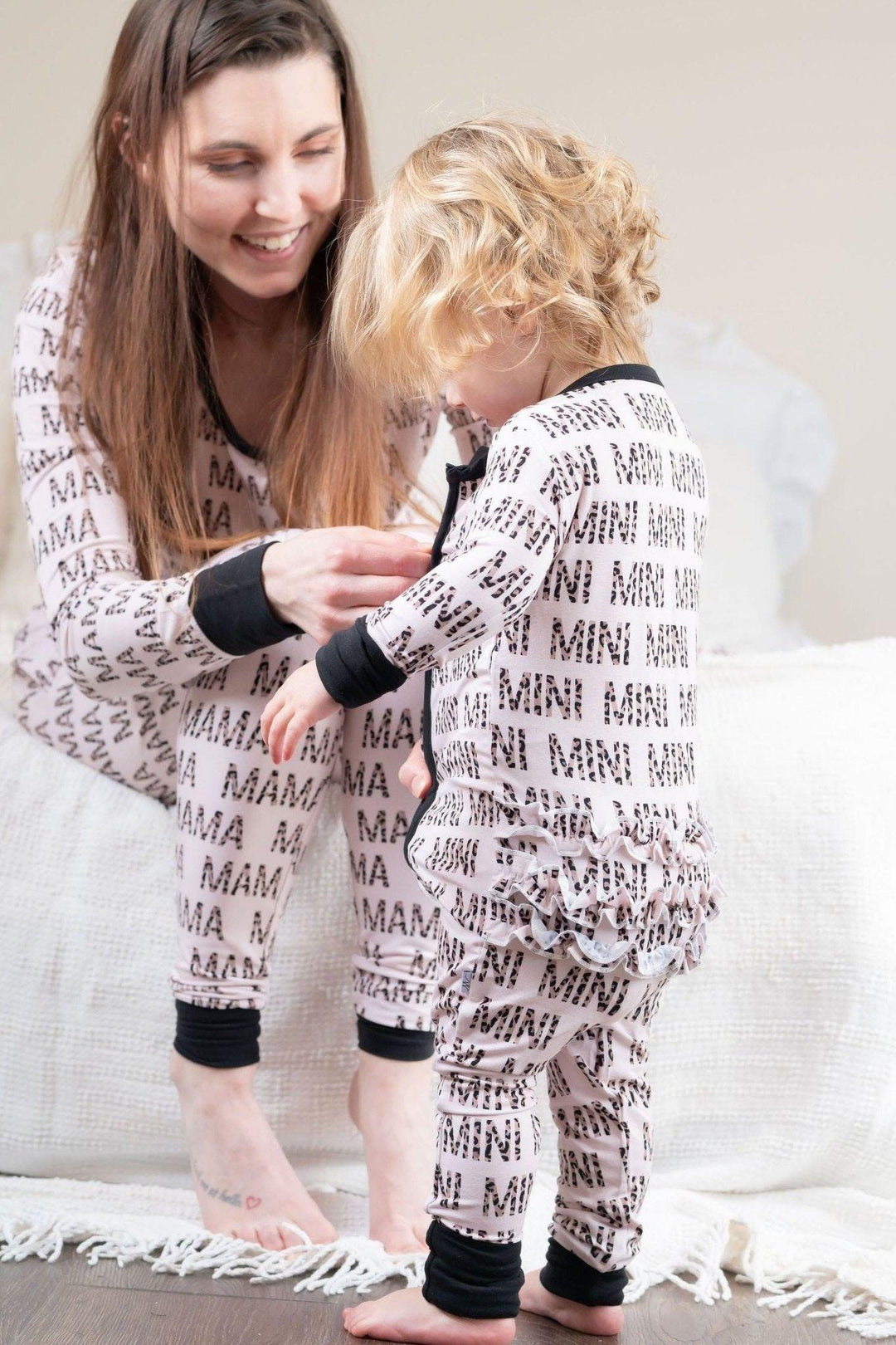 Women's Leopard Mama Pajama Set - Mommy & Me Collection - Sophia Rose Children's Boutique