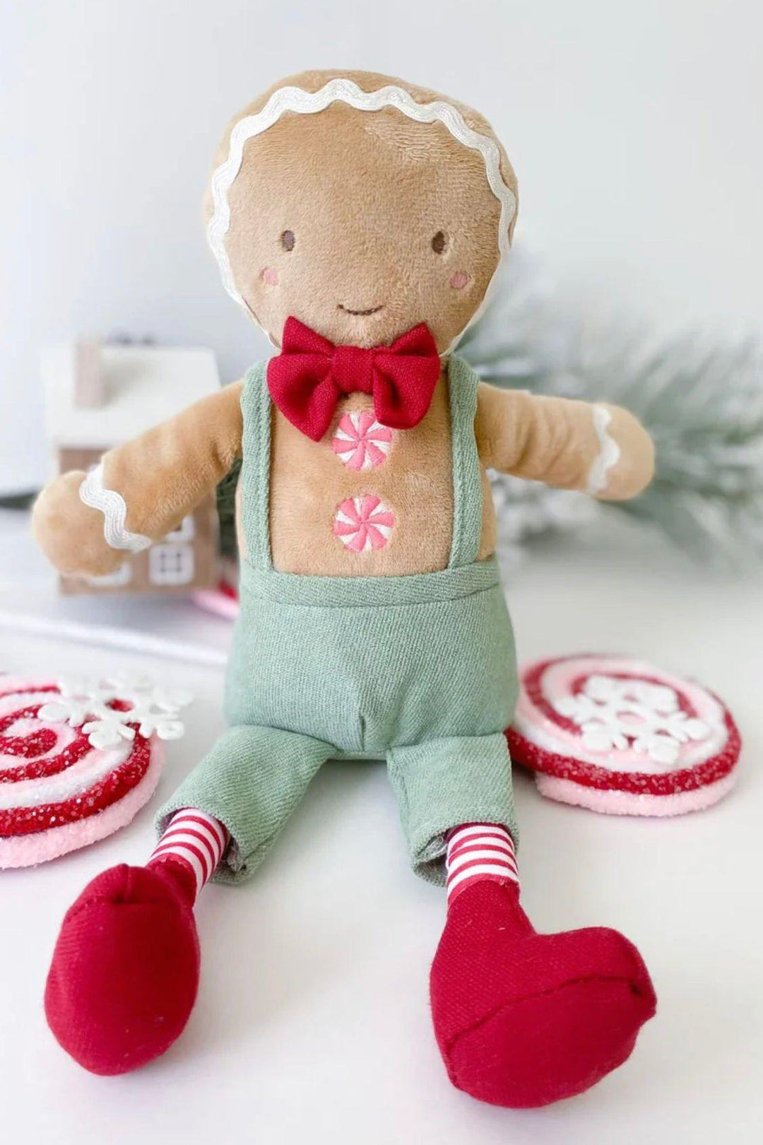 12-inch-gingerbread-boy-plush-doll-cozy-holiday-companion-sophia-rose-children-s-boutique-1 - Sophia Rose Children's Boutique