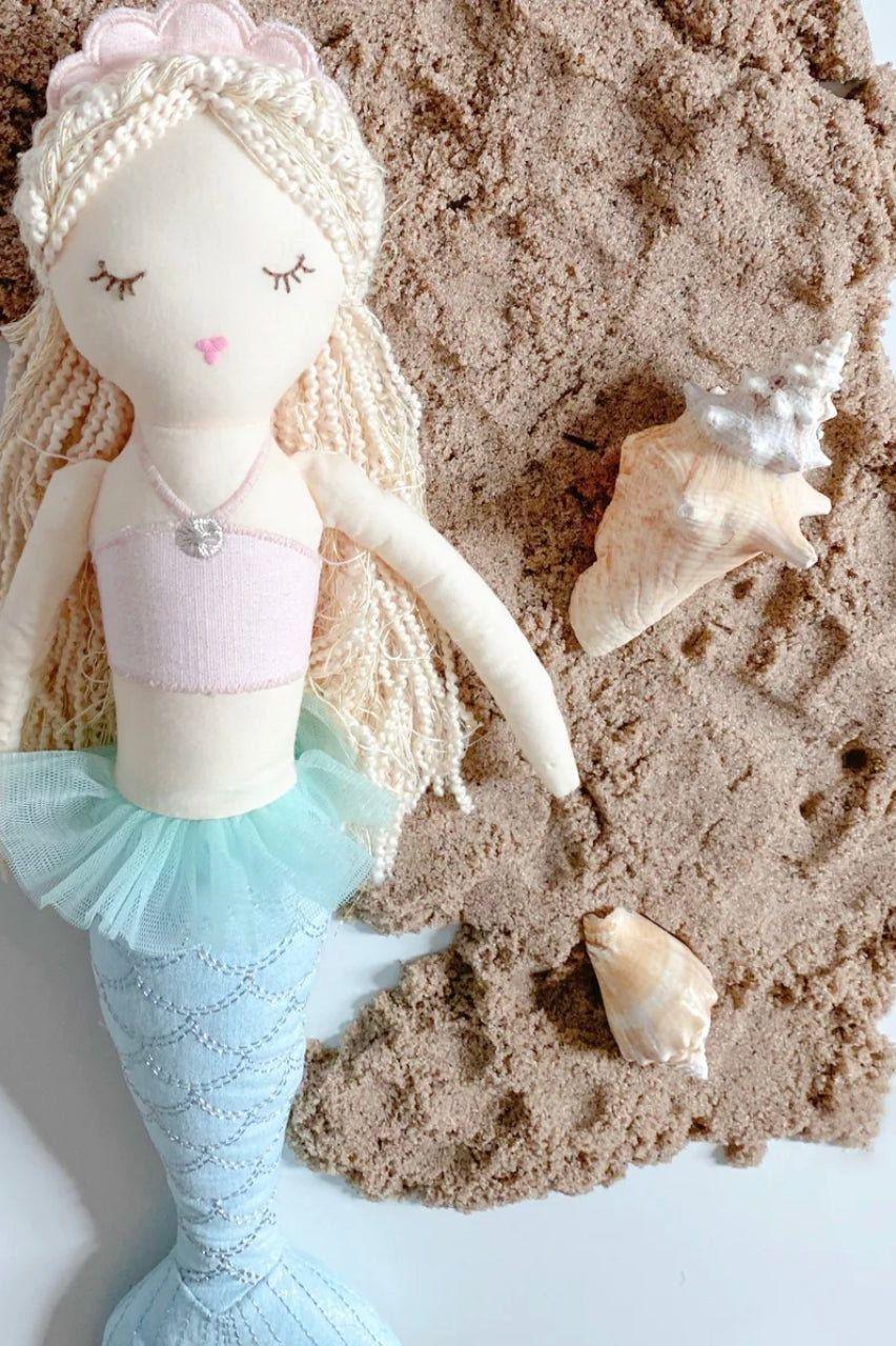 15-inch-mimi-the-mermaid-doll-silver-scales-and-yarn-hair-sophia-rose-children-s-boutique-3 - Sophia Rose Children's Boutique