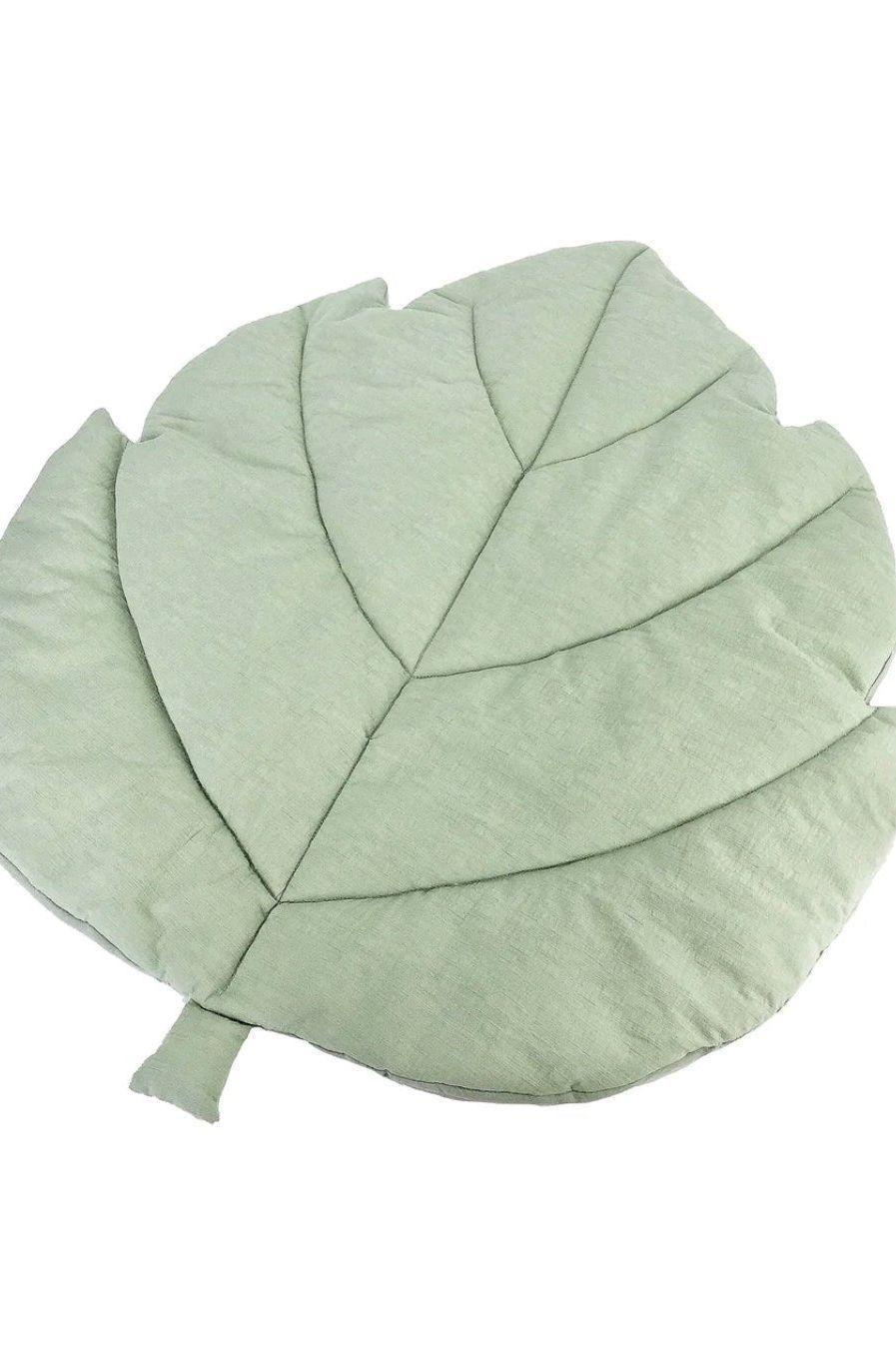 30-x-30-green-leaf-children-s-play-mat-ideal-for-tummy-time-and-play-sophia-rose-children-s-boutique - Sophia Rose Children's Boutique