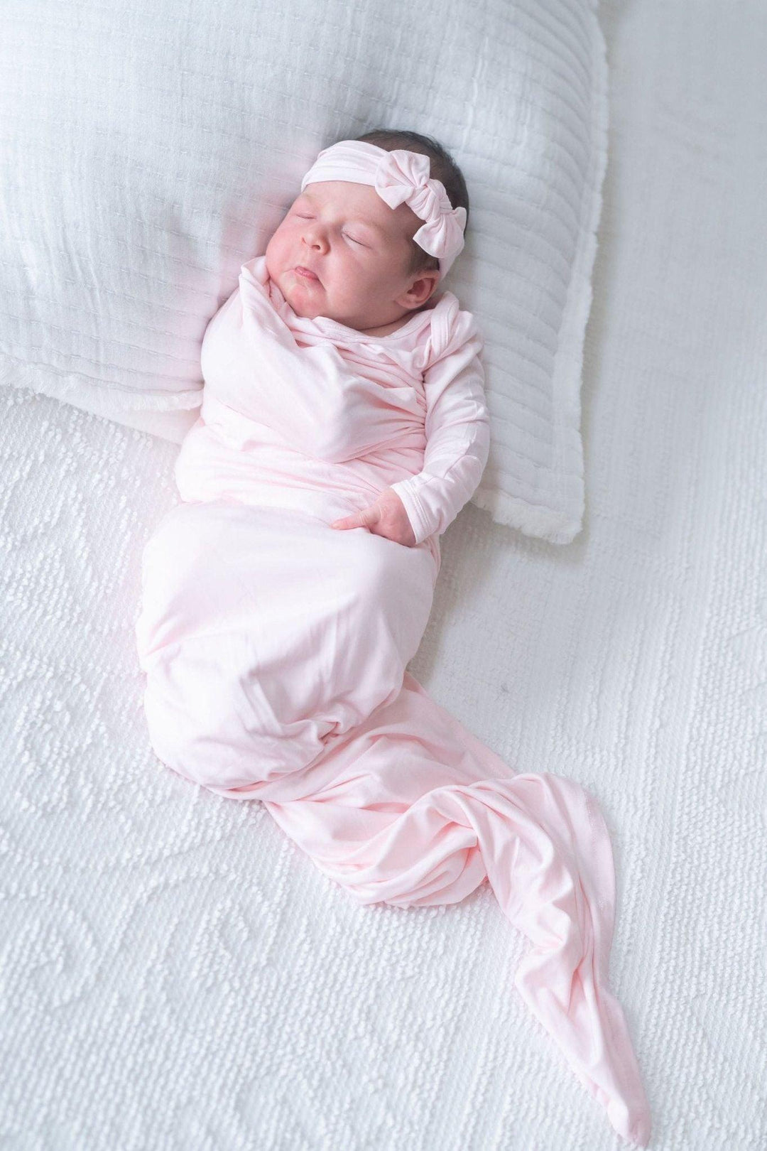 Baby Pink Bamboo Swaddle Blanket