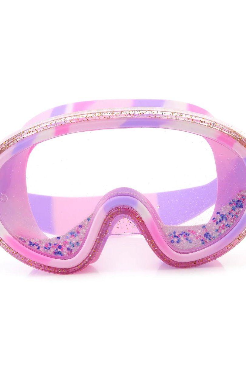 Girls' Pink Glitter Swim Mask