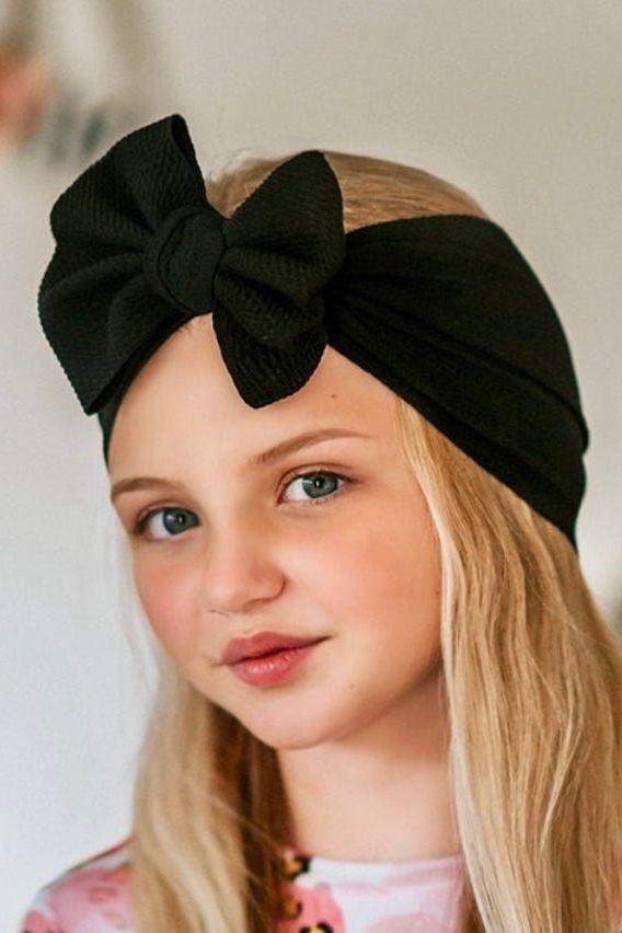 Large Black Hair Bow - Sophia Rose Children's Boutique