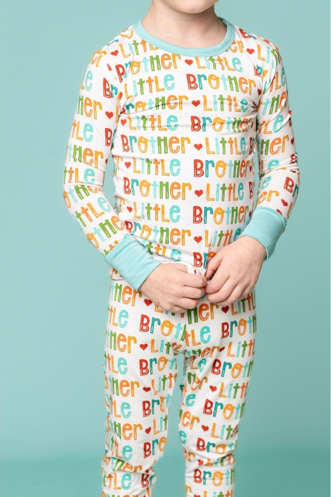 Little Brother 2-Piece Bamboo Pajama Set - Cozy & Eco-Friendly - Sophia Rose Children's Boutique