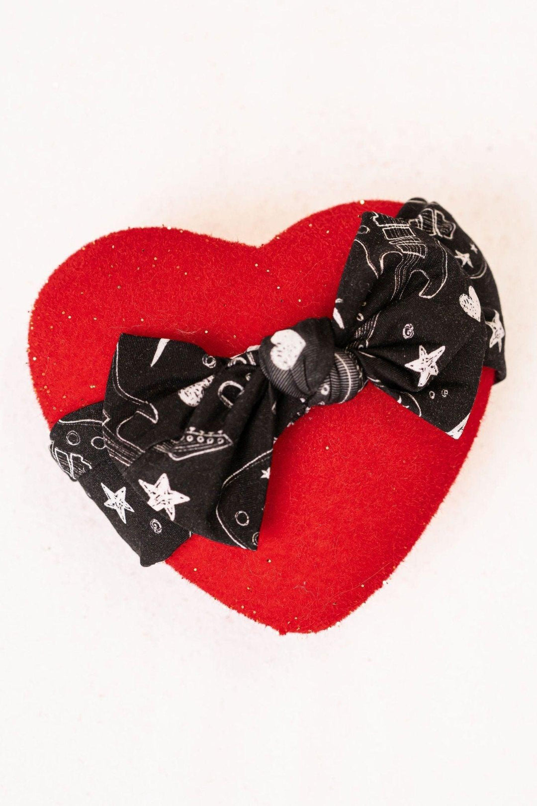Valentine's Love Rocks Bamboo Knotted Headband - Perfect Accessory - Sophia Rose Children's Boutique