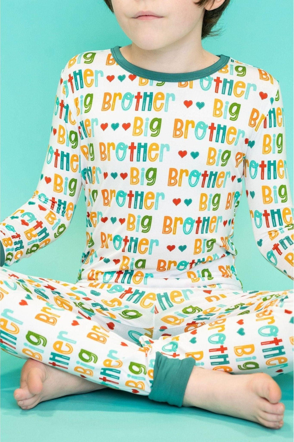 Big Brother Bamboo Pajama Set - 2-Piece Boys Sleepwear - Sophia Rose Children's Boutique