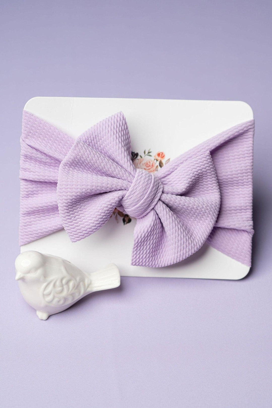 Purple Lilac Bamboo Textured Headband - Perfect for All Outfits - Sophia Rose Children's Boutique