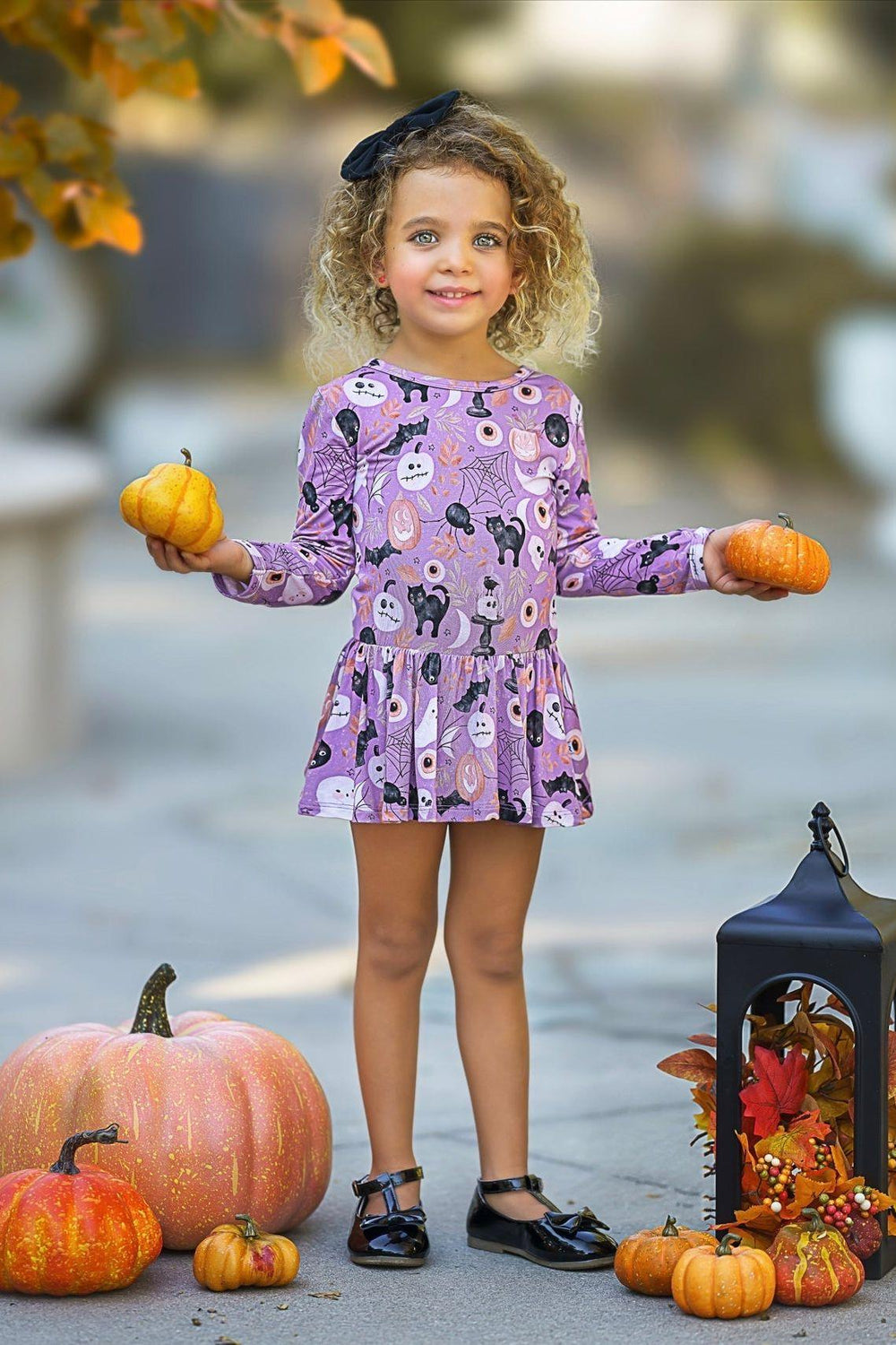 Spooky Bamboo Skirted Bodysuit Dress for Babies & Toddlers